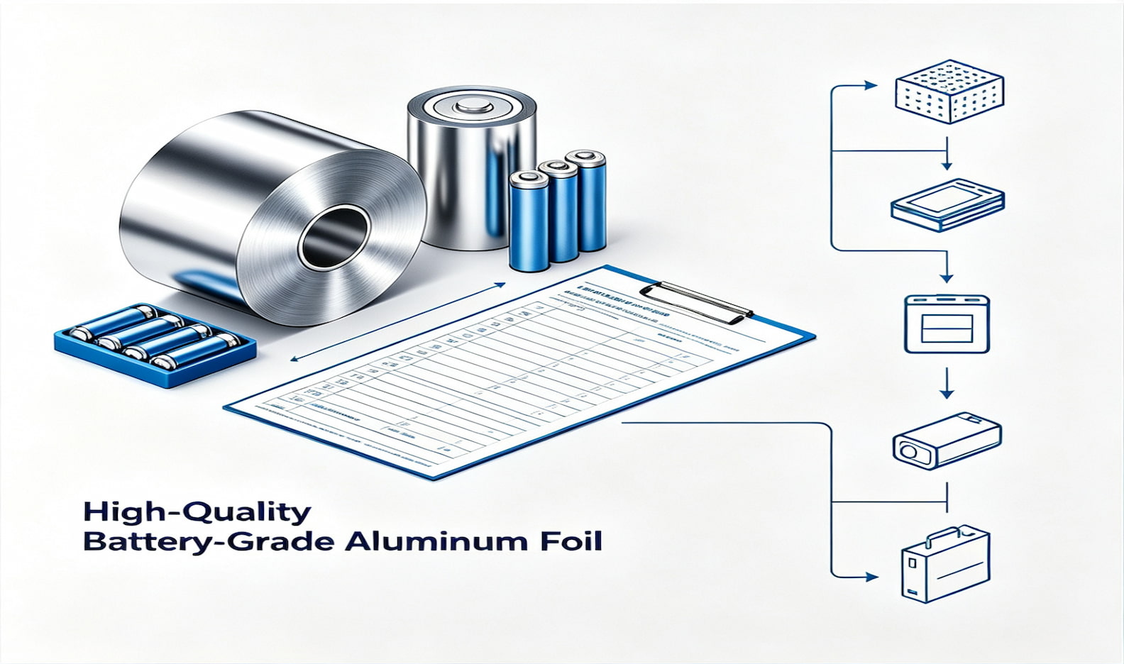 High-Quality Battery-Grade Aluminum Foil High-Quality Battery-Grade Aluminum Foil